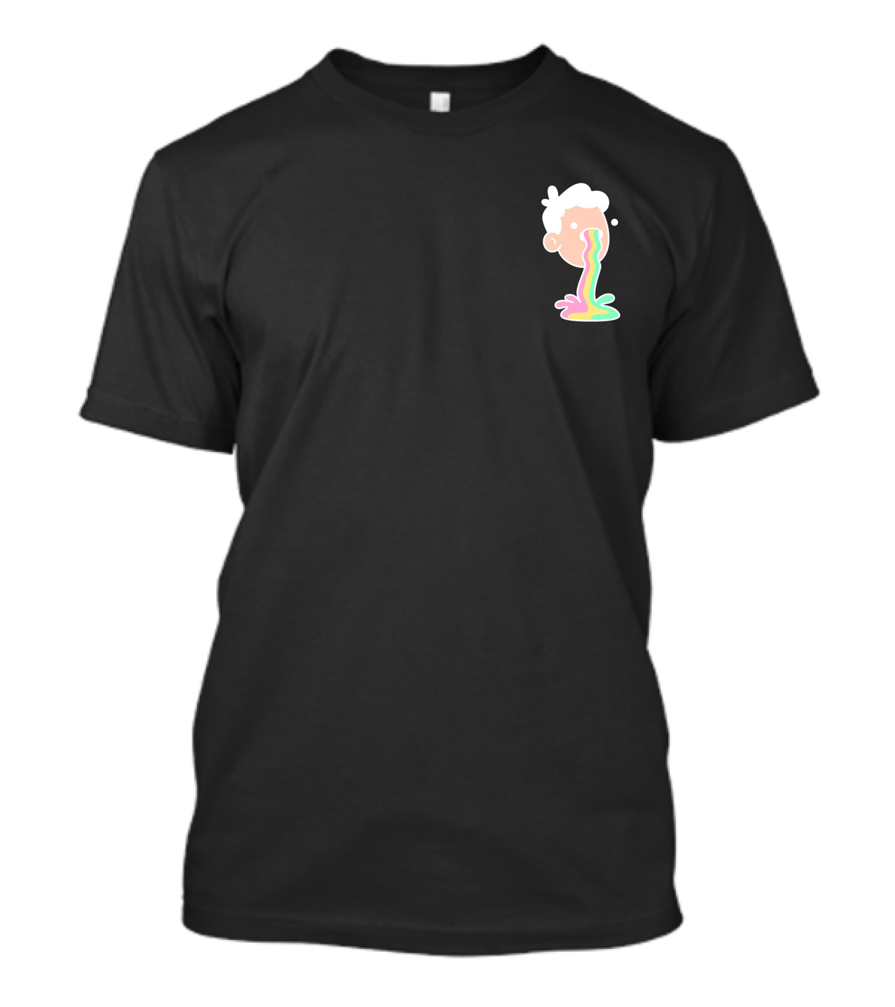 Doodles Merch Mascot Rainbow Vomit T-Shirt