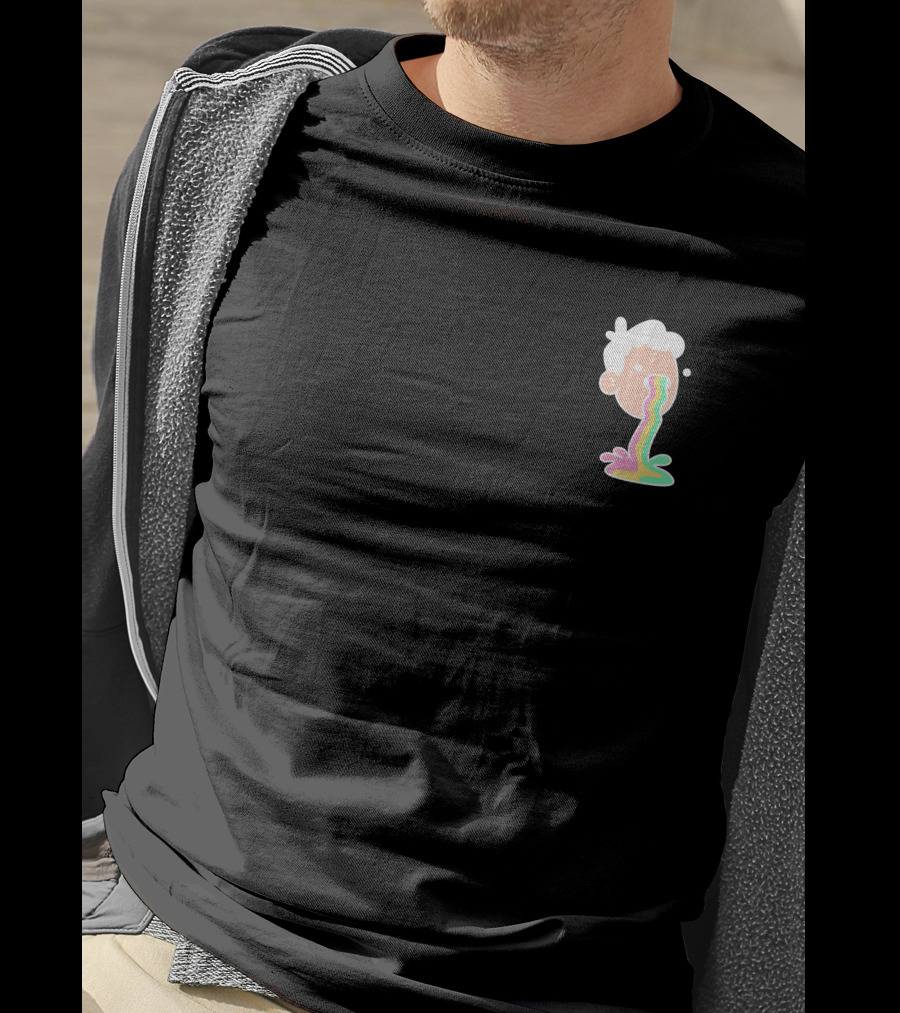 Doodles Merch Mascot Rainbow Vomit T-Shirt