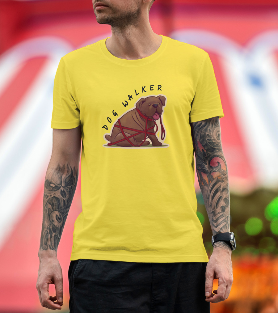 Dead By Daylight Dwight Dog Walker Harnessed Pet T-Shirt