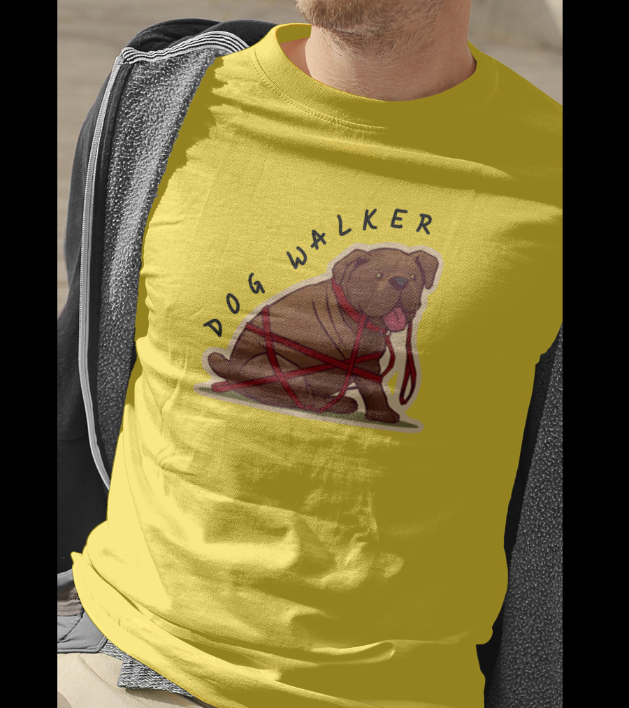 Dog Walker Dwight's Cats And Dogs Collection Dead By Daylight Store T-Shirt