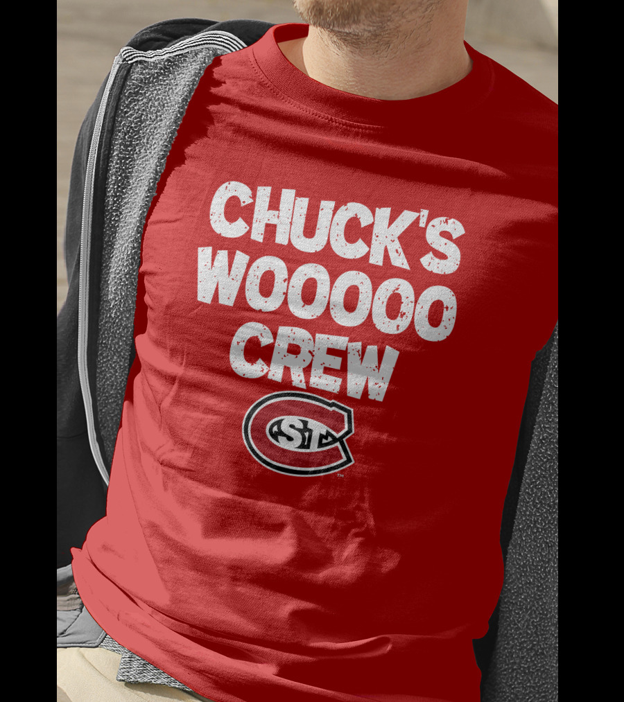 St. Cloud State Huskies Chuck's Wooooo Crew SCSU T-Shirt