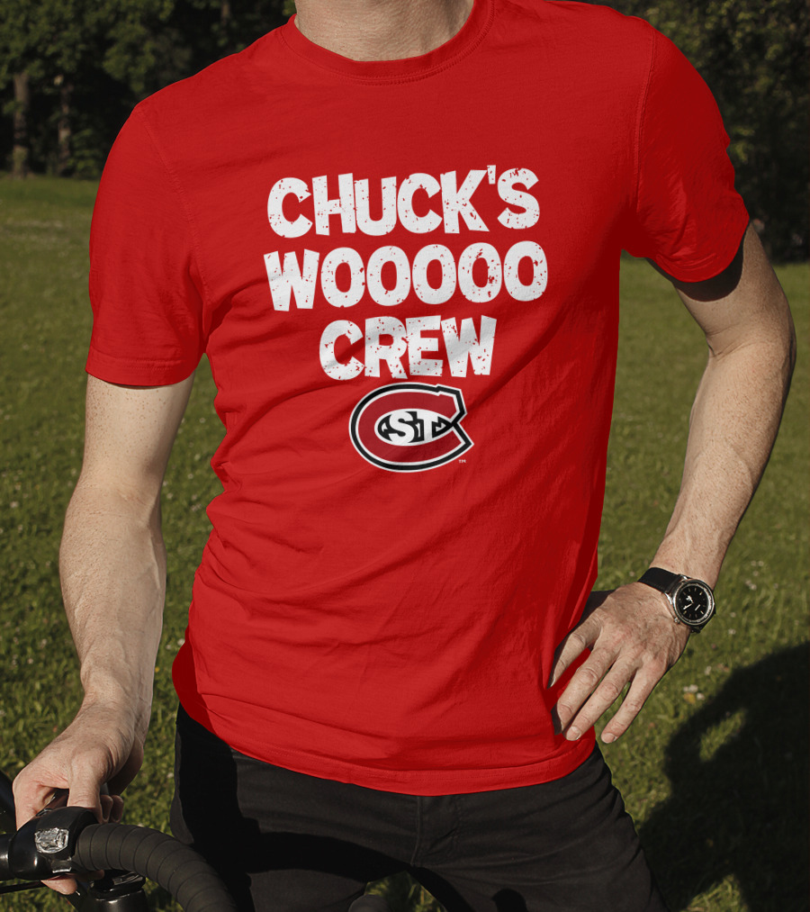 St. Cloud State Huskies Chuck's Wooooo Crew SCSU T-Shirt