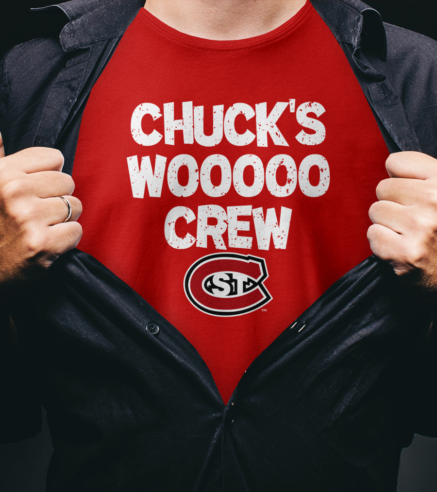 St. Cloud State Huskies Chuck's Wooooo Crew SCSU T-Shirt