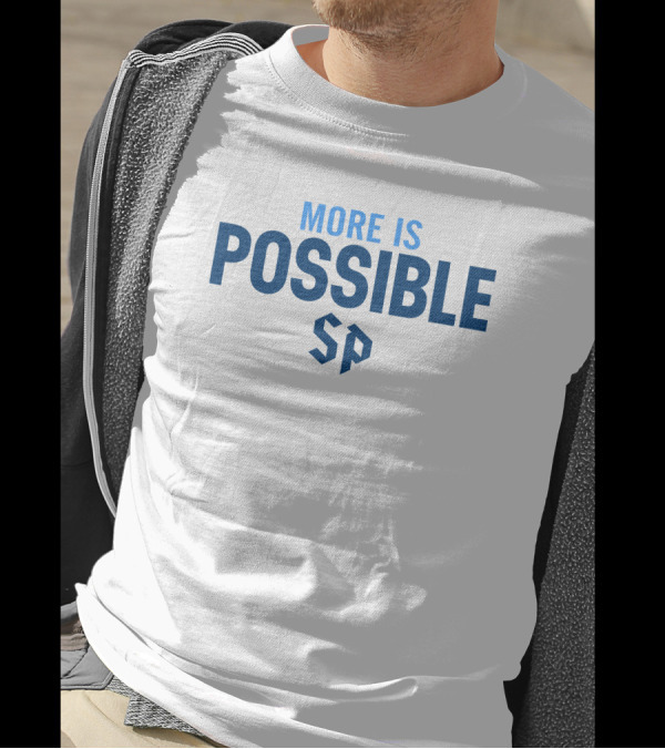 More Is Possible SP Saint Peter's Peacocks T-Shirt