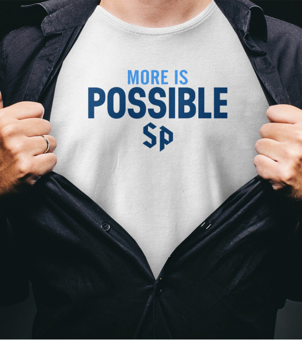Saint Peter's Peacocks More Is Possible SP T-Shirt