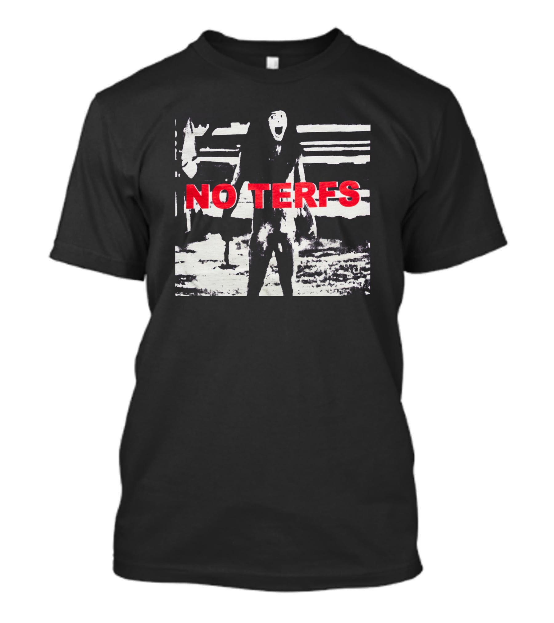 Diskette Press No Terfs Graphic Image T-Shirt
