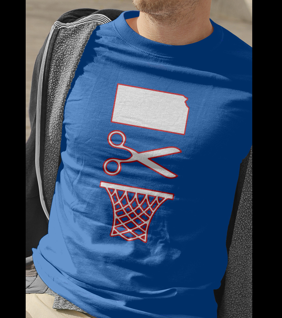 Rock Chalk Blog Kansas Jayhawks Net Cutting Victory T-Shirt
