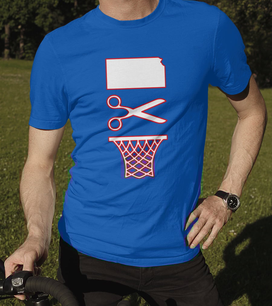 Rock Chalk Blog Kansas Jayhawks Net Cutting Victory T-Shirt