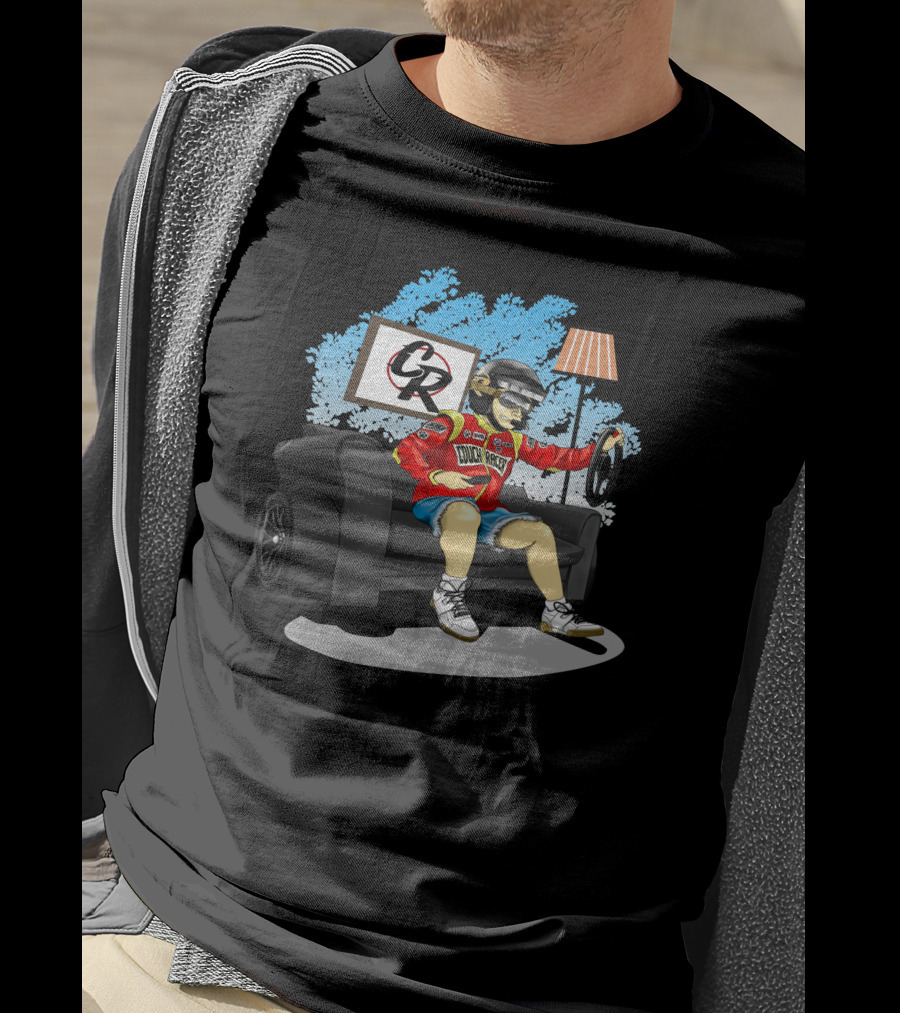 Couch Racer Brett Griffin Racing Fan Couch Racer Merch T-Shirt
