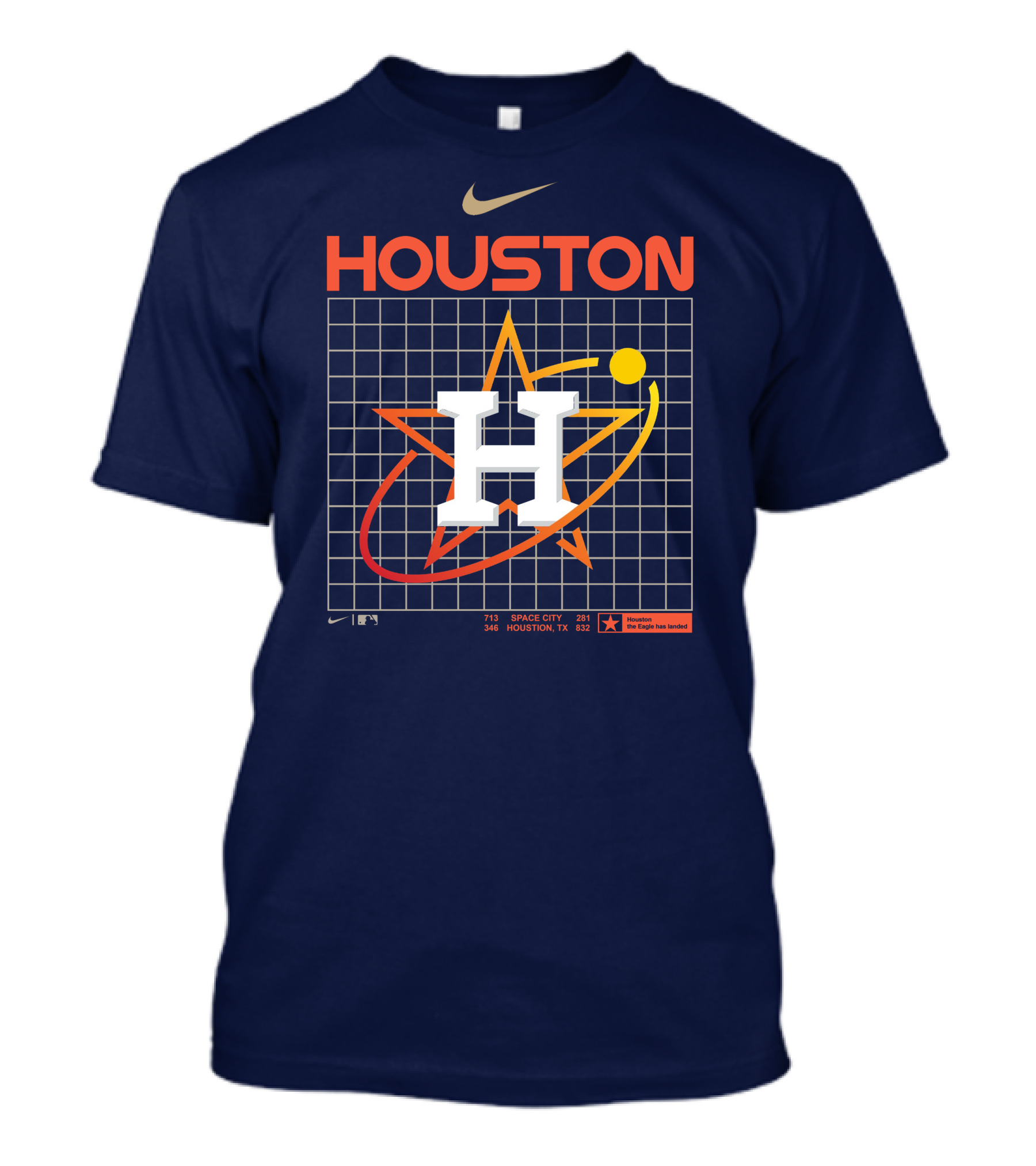 HOUSTON Astros Space City Houston TX MLB The Eagle Has Landed T-Shirt