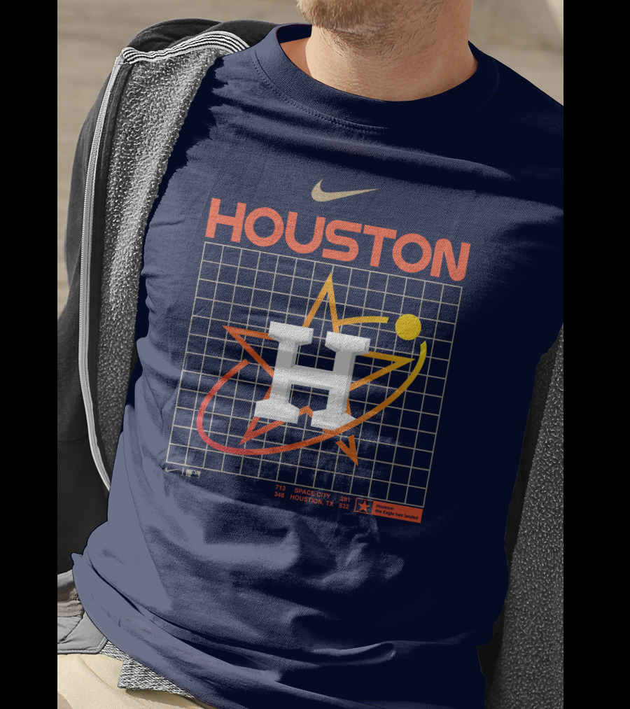 HOUSTON Astros Space City Houston TX MLB The Eagle Has Landed T-Shirt