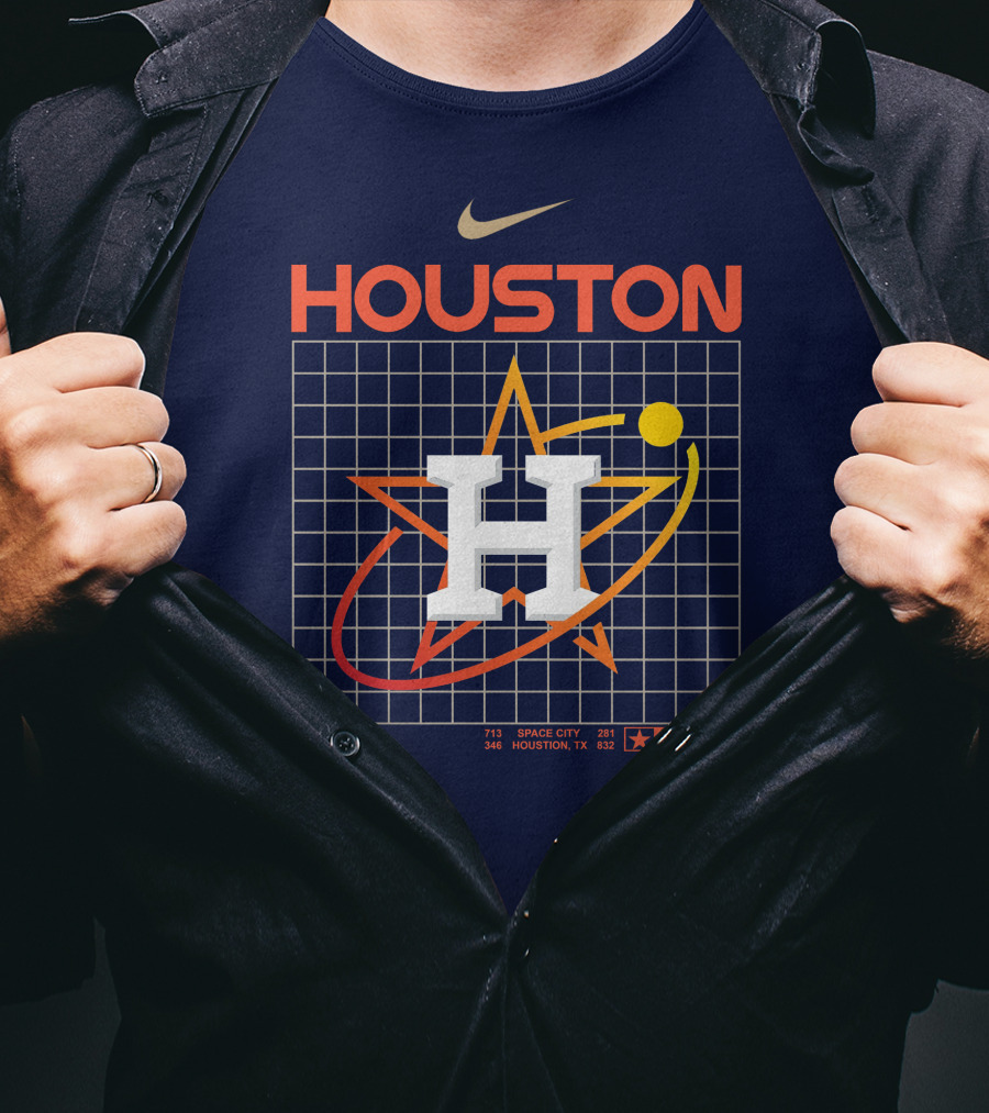 HOUSTON Astros Space City Houston TX MLB The Eagle Has Landed T-Shirt