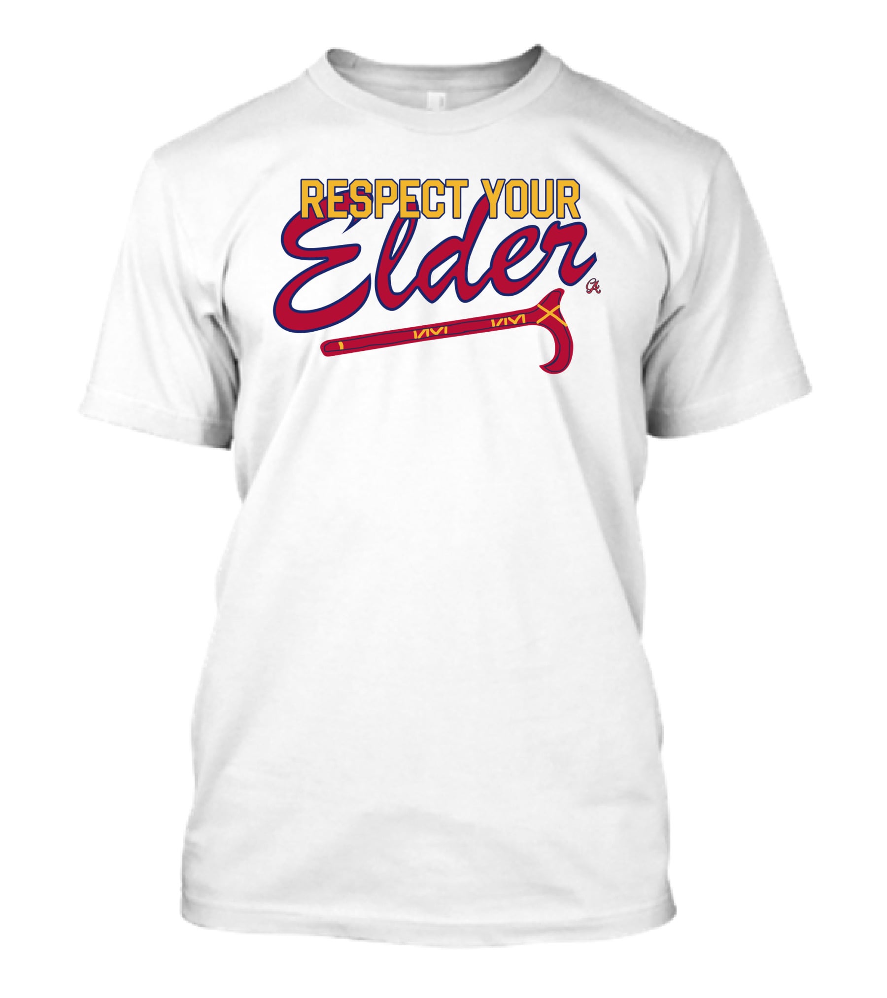 Respect Your Elder Baseball-Inspired Chatting Average Merch T-Shirt