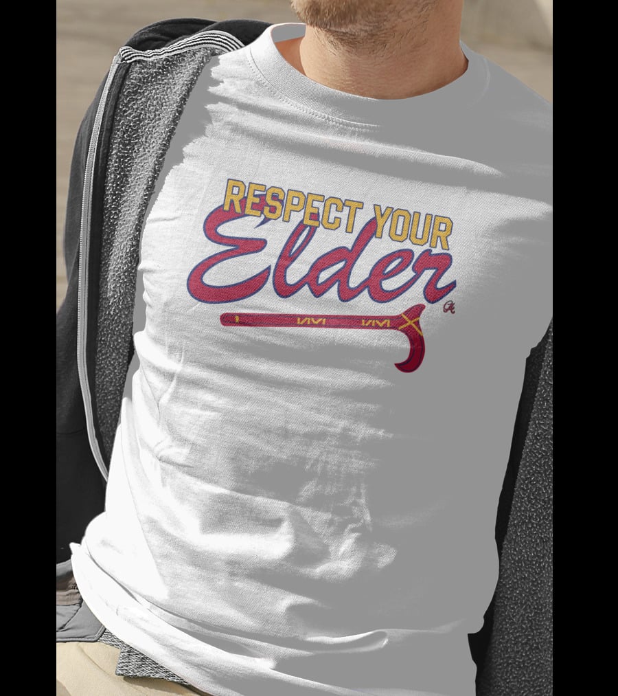 Respect Your Elder Baseball-Inspired Chatting Average Merch T-Shirt