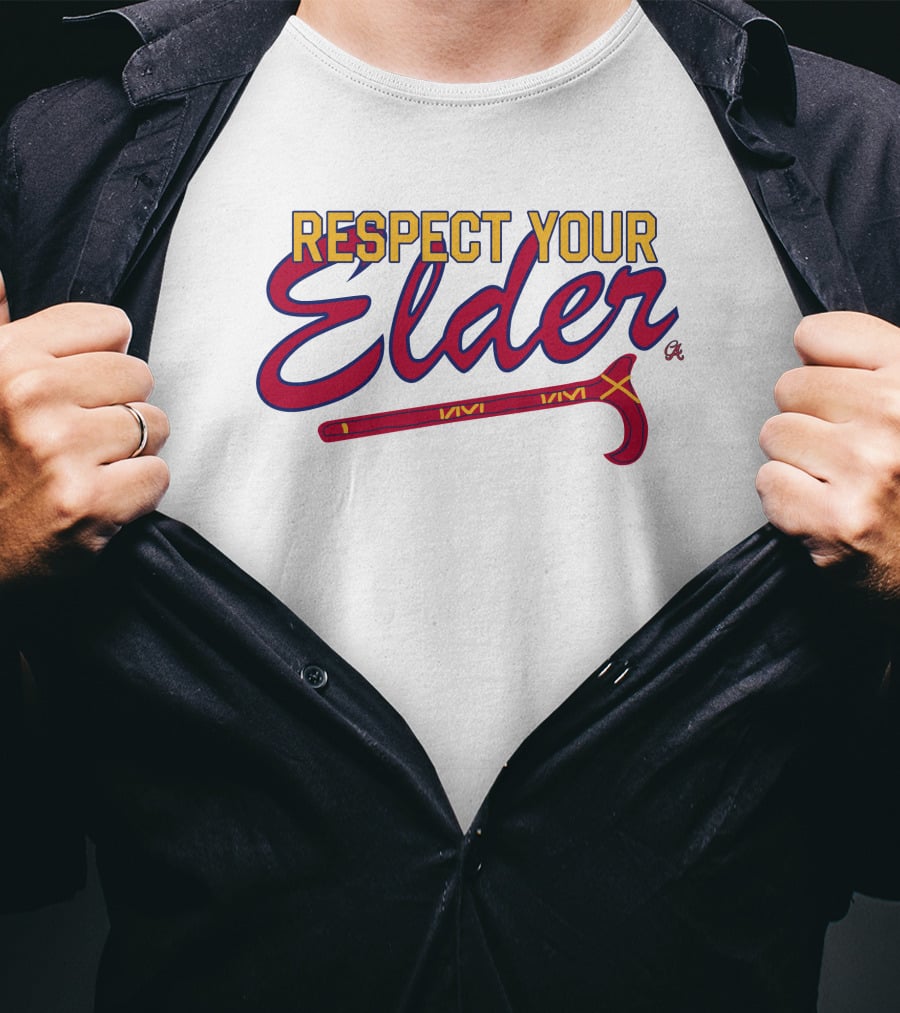 Respect Your Elder Baseball-Inspired Chatting Average Merch T-Shirt