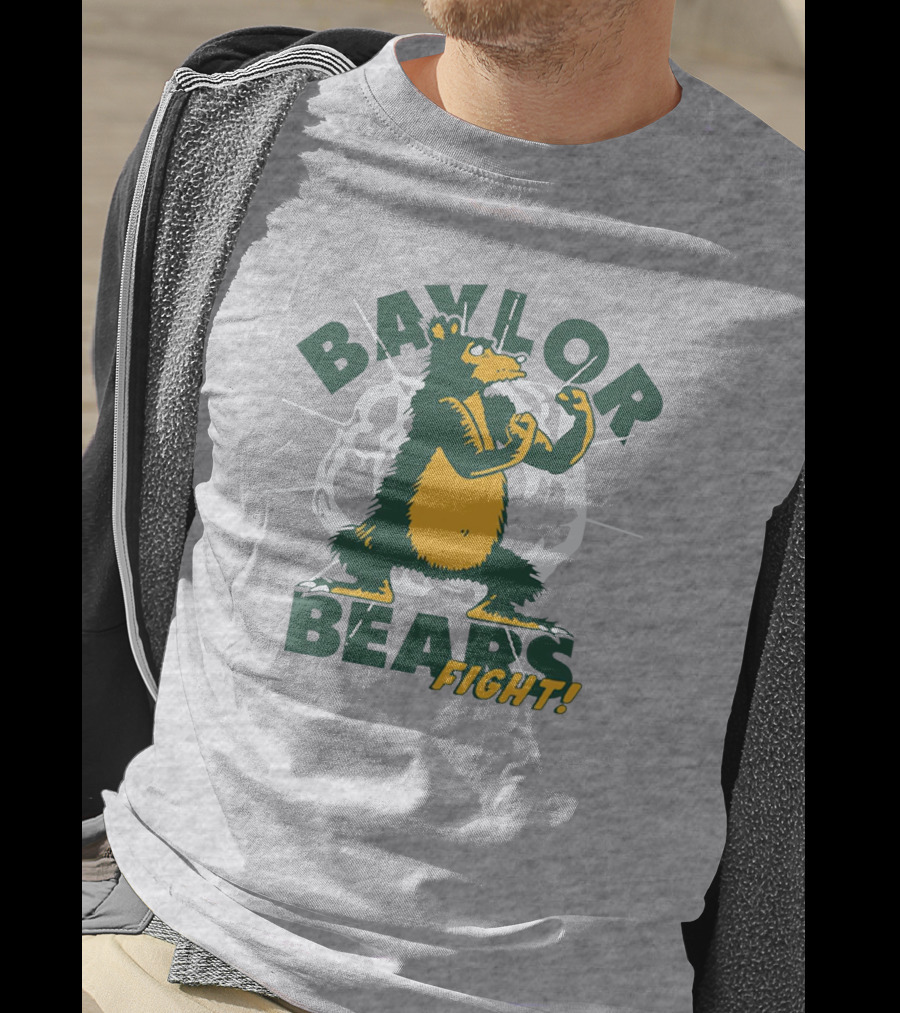 Baylor Bears Fight Vintage Style Homefield Store T-Shirt
