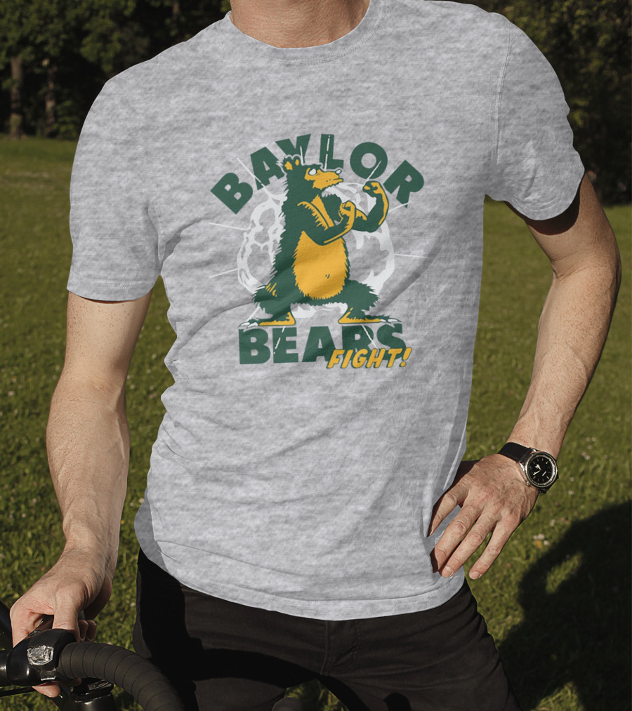 Baylor Bears Fight Vintage Style Homefield Store T-Shirt