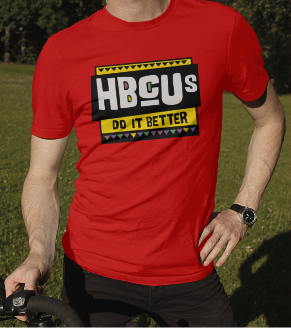 Hbcus Do It Better African Pattern Style T-Shirt