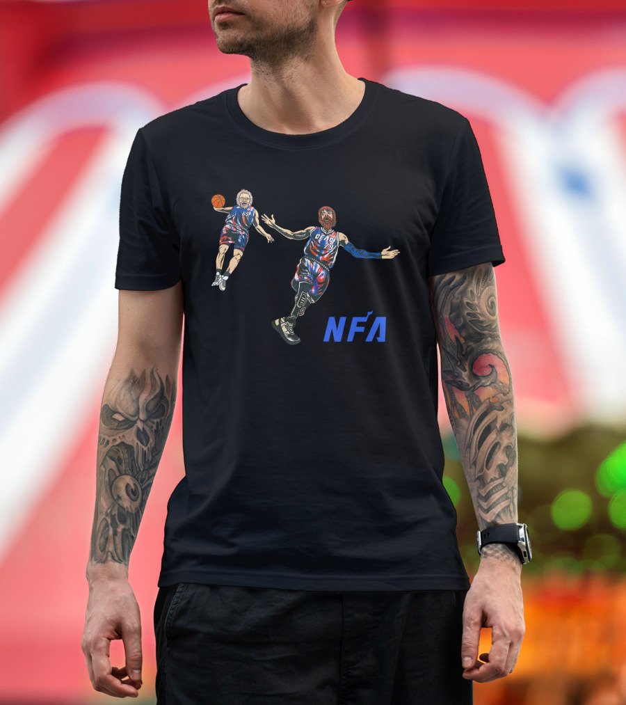 Big Cat NFA Jerry and Brent Dunk Dead 79 Basketball T-Shirt