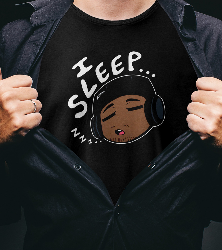 I Sleep Omni Merch Headphones Zzz Black Beanie T-Shirt