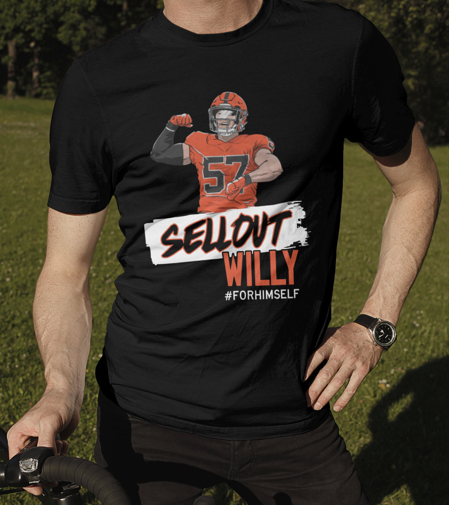 Sellout Willy Forhimself Barstoolsports Football Player T-Shirt
