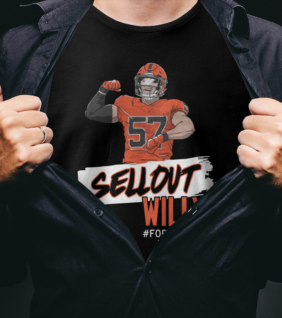 Sellout Willy Forhimself Barstoolsports Football Player T-Shirt