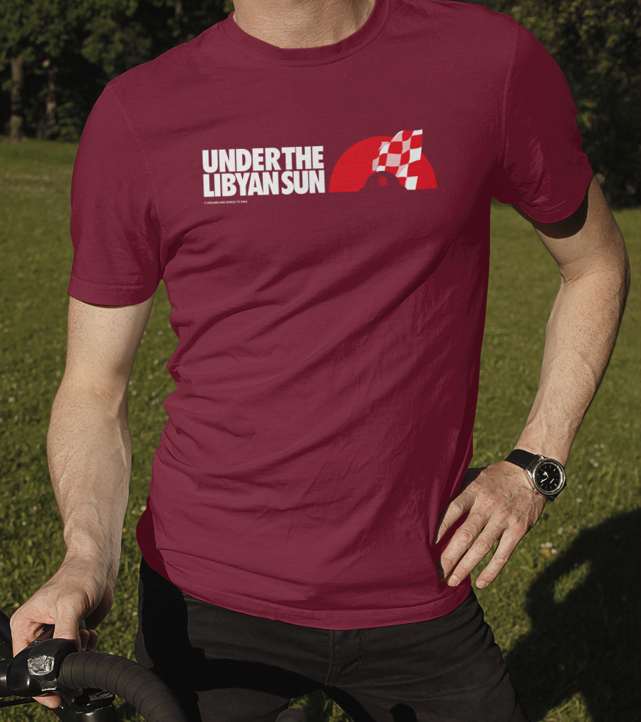 Ste Hoare Under The Libyan Sun Racing Checkered Flag T-Shirt