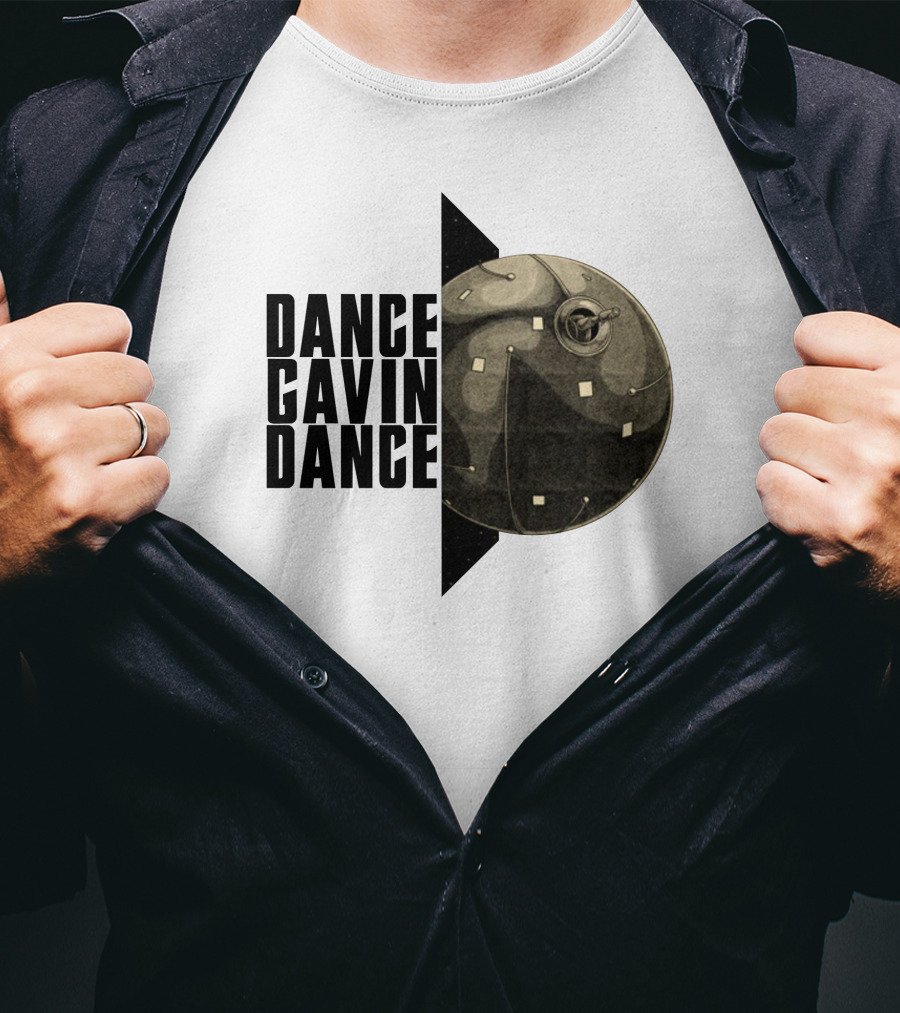 Dance Gavin Dance Self Titled Alternate Reality Tan Spaceship T-Shirt