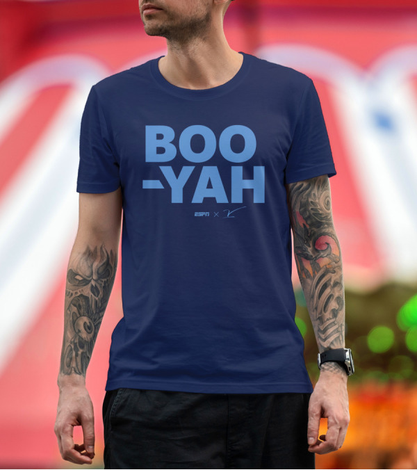 Premium T-Shirt: BOO-YAH ESPN x V T-Shirt BOO-YAH ESPN x V T-Shirt