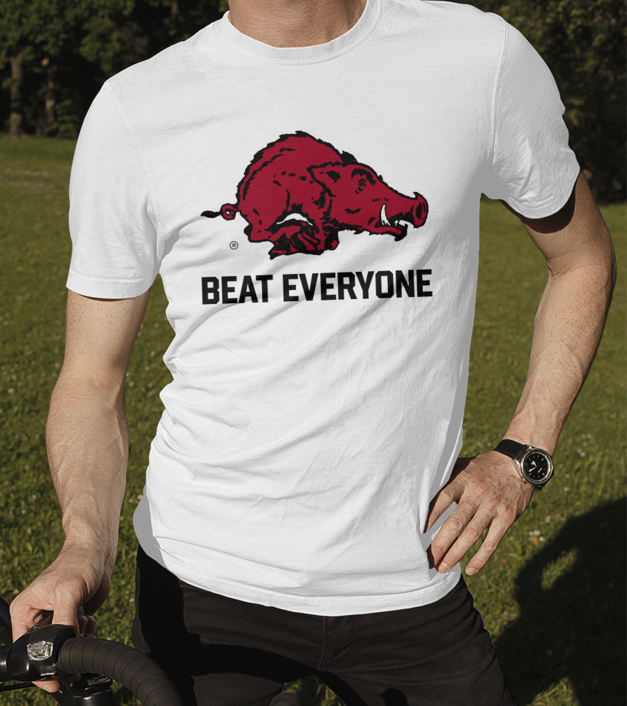 Beat Everyone Razorback Football T-Shirt