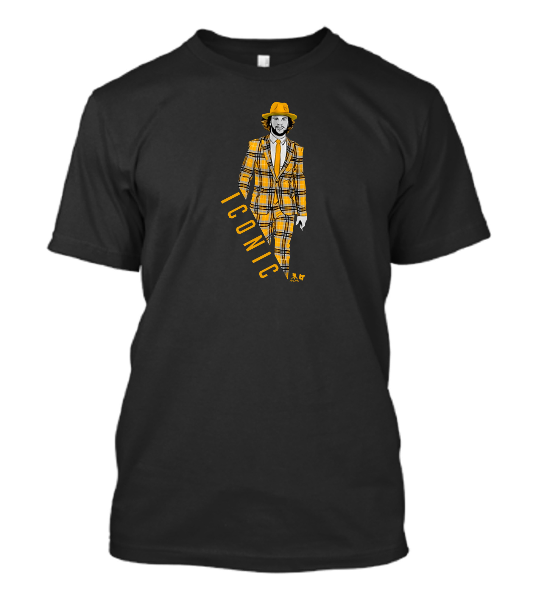 Bostonpro Shop David Pastrnak Iconic Plaid Suit T-Shirt
