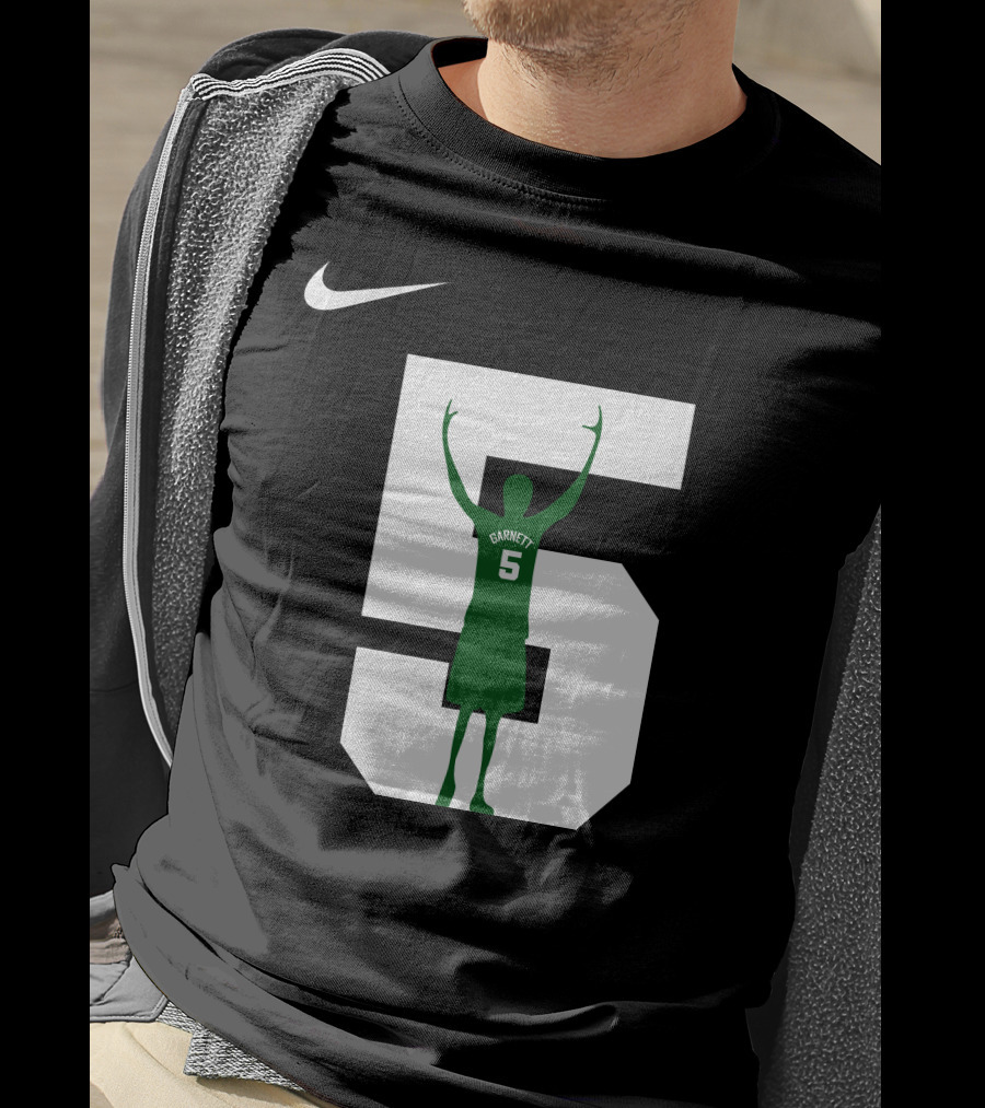 Kevin Garnett 5 Celtics NBC Sports Boston Honor T-Shirt