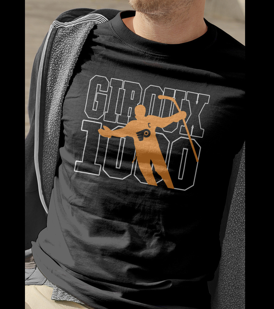 Giroux 1000 Philadelphia Flyers Hockey T-Shirt