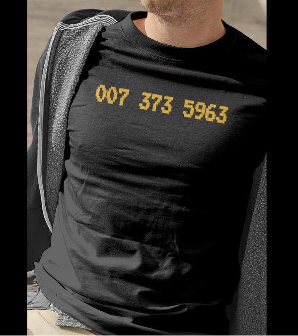 007 373 5963 Code Retro Gaming Reference T-Shirt