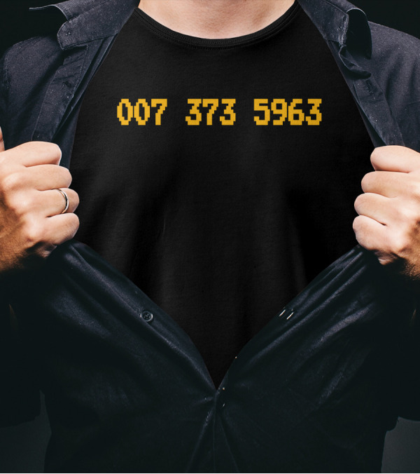 007 373 5963 Code Retro Gaming Reference T-Shirt