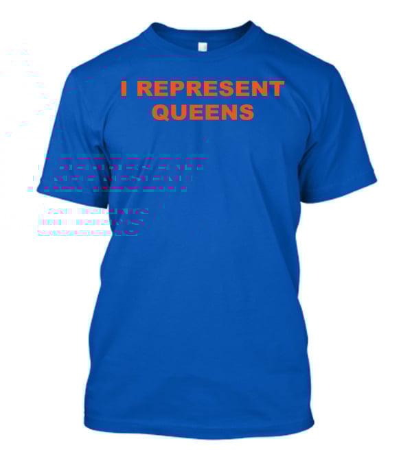 La Maison Gaga Rockthebells I Represent Queens Blue T-Shirt