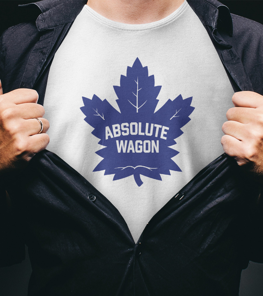 Spittin' Chiclets Merchandise Absolute Wagon Maple Leaf T-Shirt