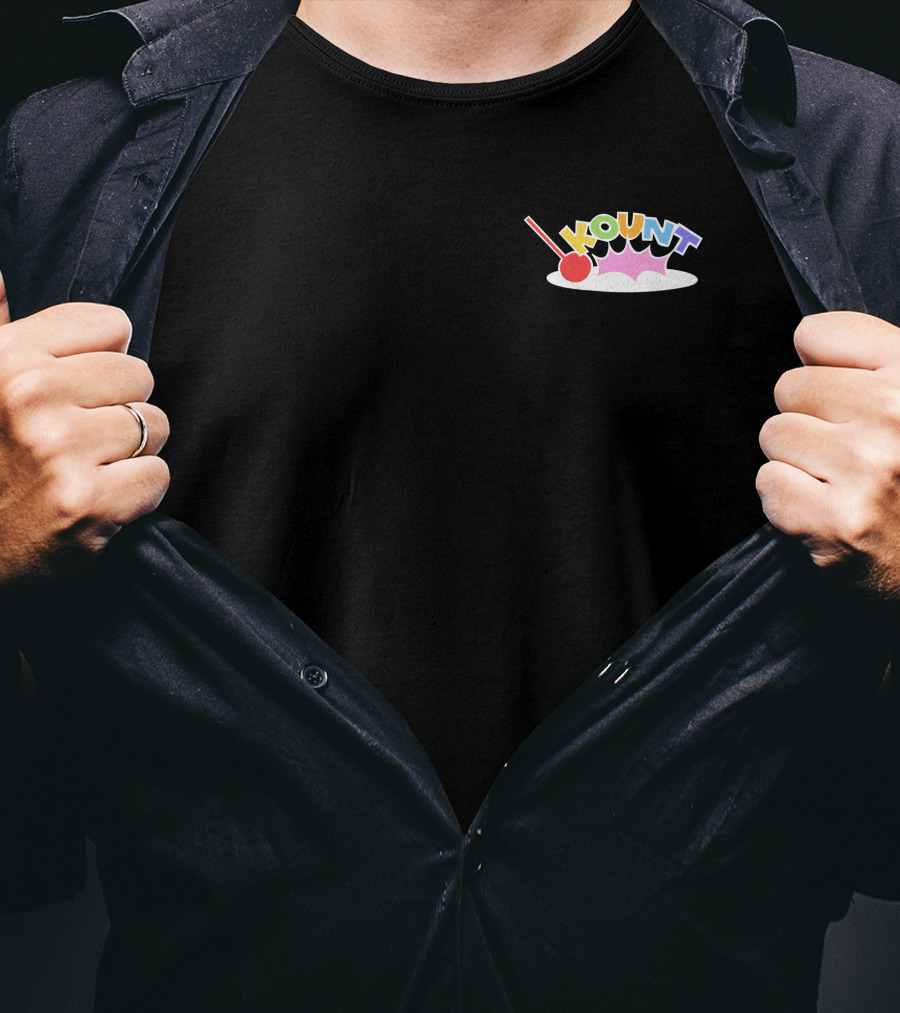 Kount Drums 5 The Kount Bounce Colorful T-Shirt