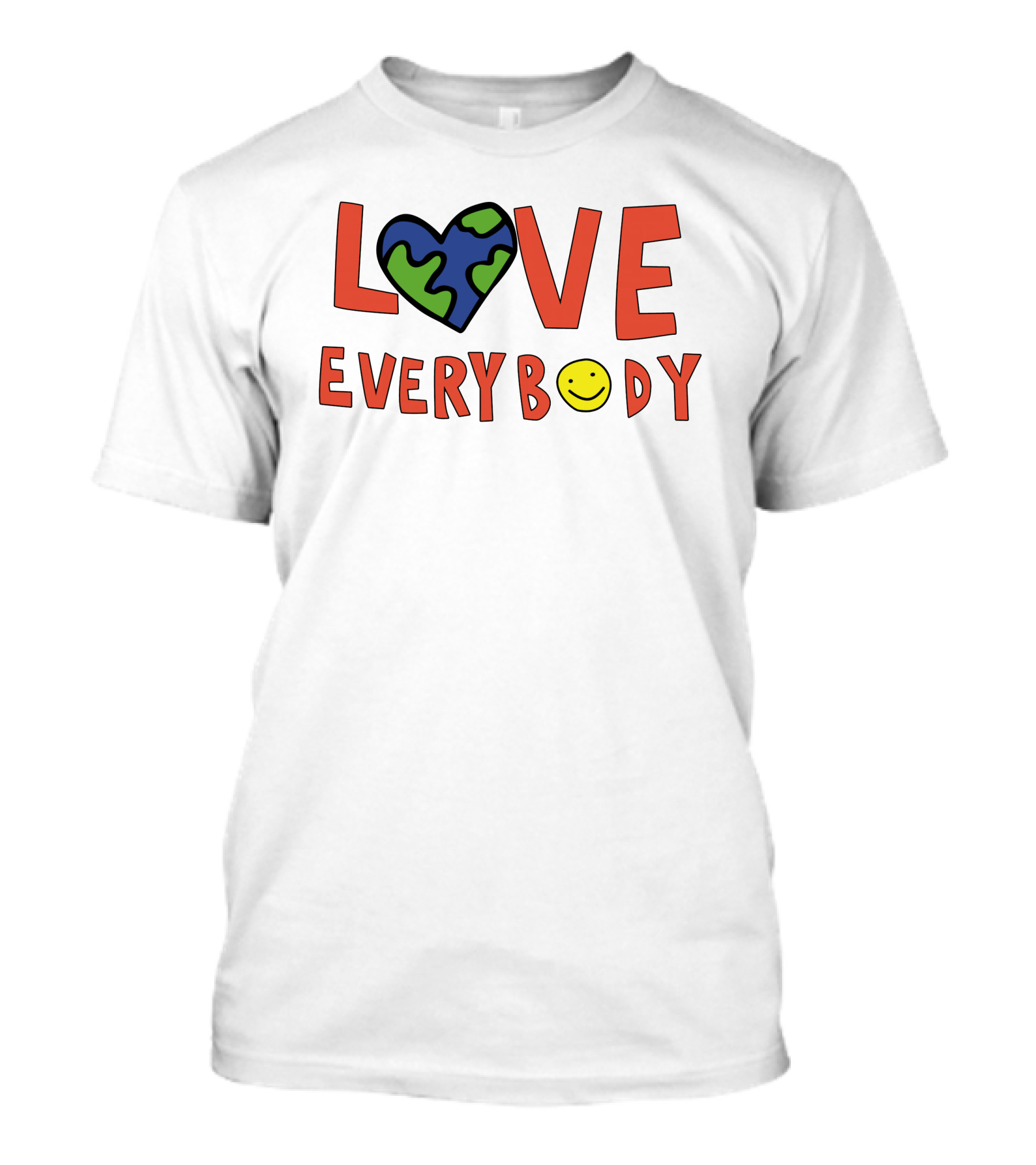 Marquez Valdes Scantling Love Everybody Heart Earth Smile Merch T-Shirt