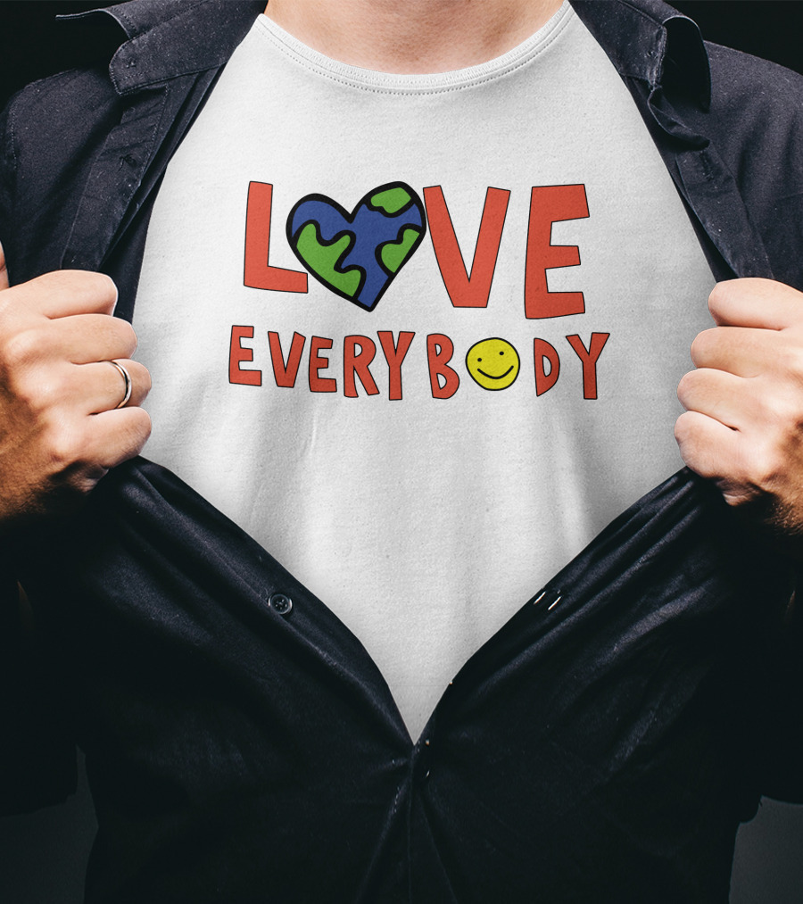 Marquez Valdes Scantling Love Everybody Heart Earth Smile Merch T-Shirt