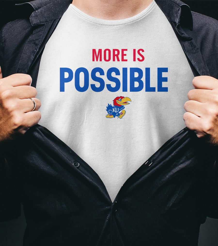 More Is Possible Kansas Jayhawks Team Golf NCAA KU T-Shirt