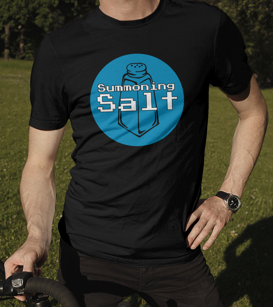 Summoning Salt Retro Gaming Icon With Pixel Art Salt Shaker T-Shirt