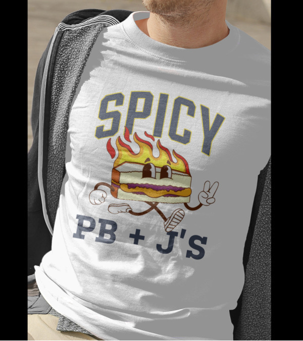 Kevin Kfc Clancy John Feits Feitelberg Spicy PB And J's Flamin’ Sandwich Character T-Shirt