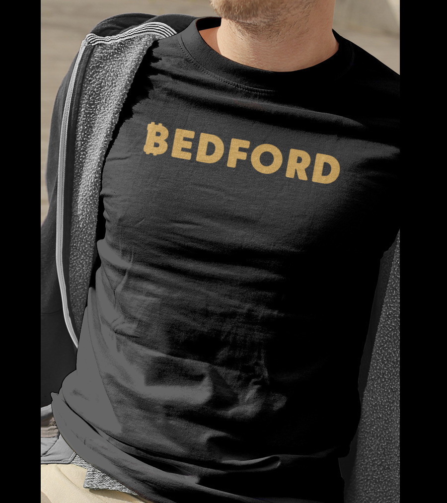 Real Bedford Merch Bedford Peter Mccormack Bitcoin T-Shirt