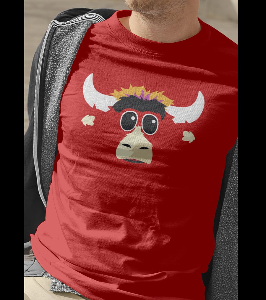 Benny The Bull Obama Chicago Bulls Mascot T-Shirt