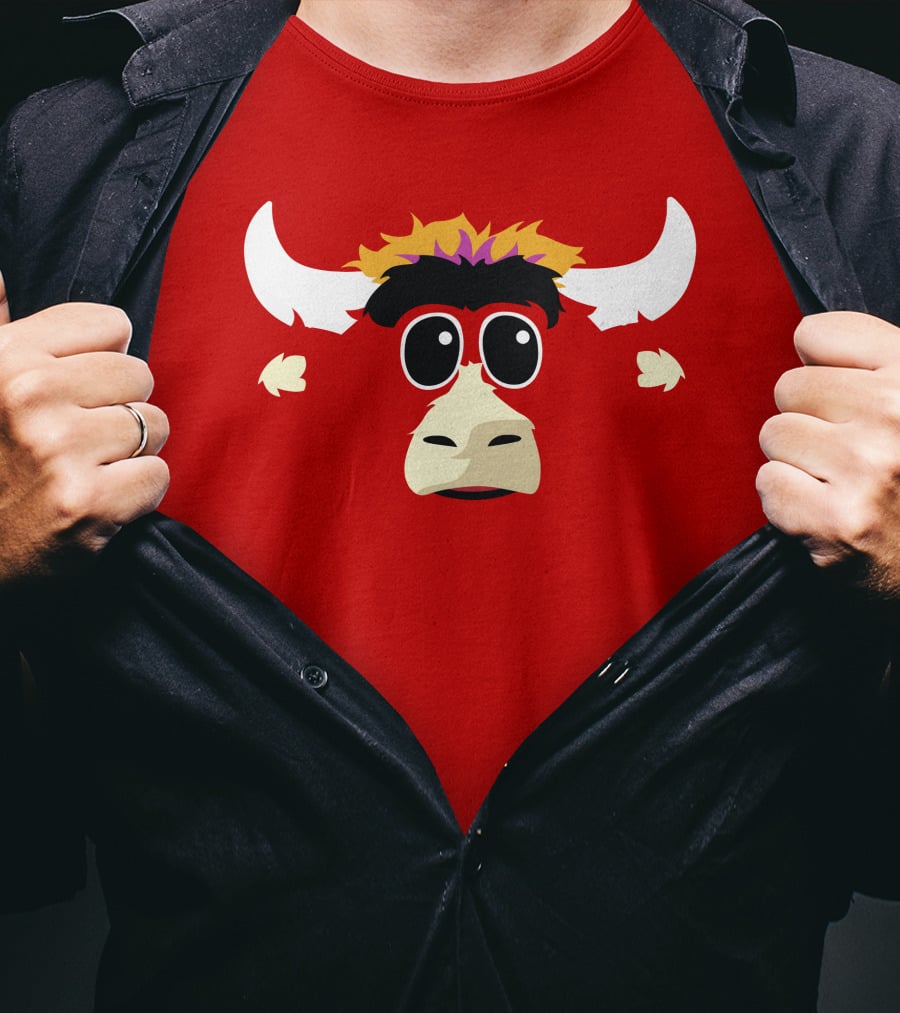 Benny The Bull Obama Chicago Bulls Mascot T-Shirt