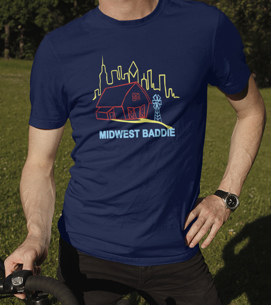 Midwest Baddie Barn Skyline T-Shirt
