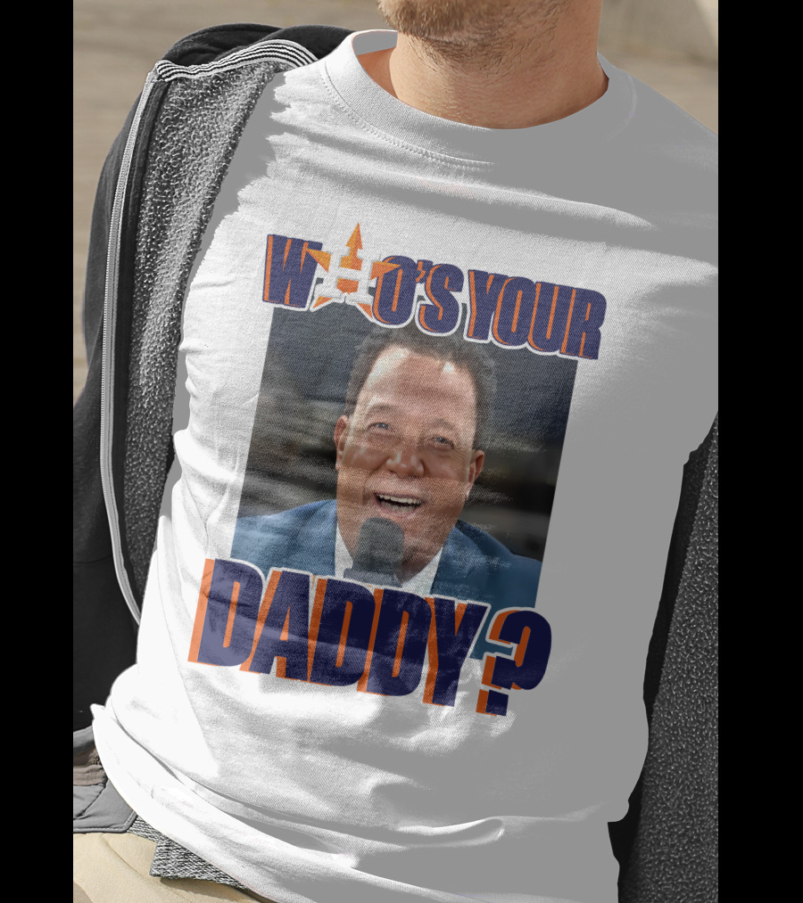 Houston Astros Pedro Martinez Who's Your Daddy? T-Shirt
