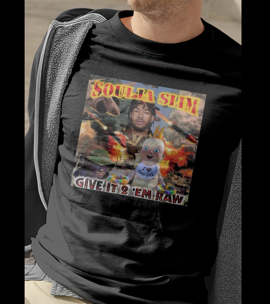 Soulja Slim Give It 2 'Em Raw Brandon Ingram King Cakes Baby Explosion T-Shirt