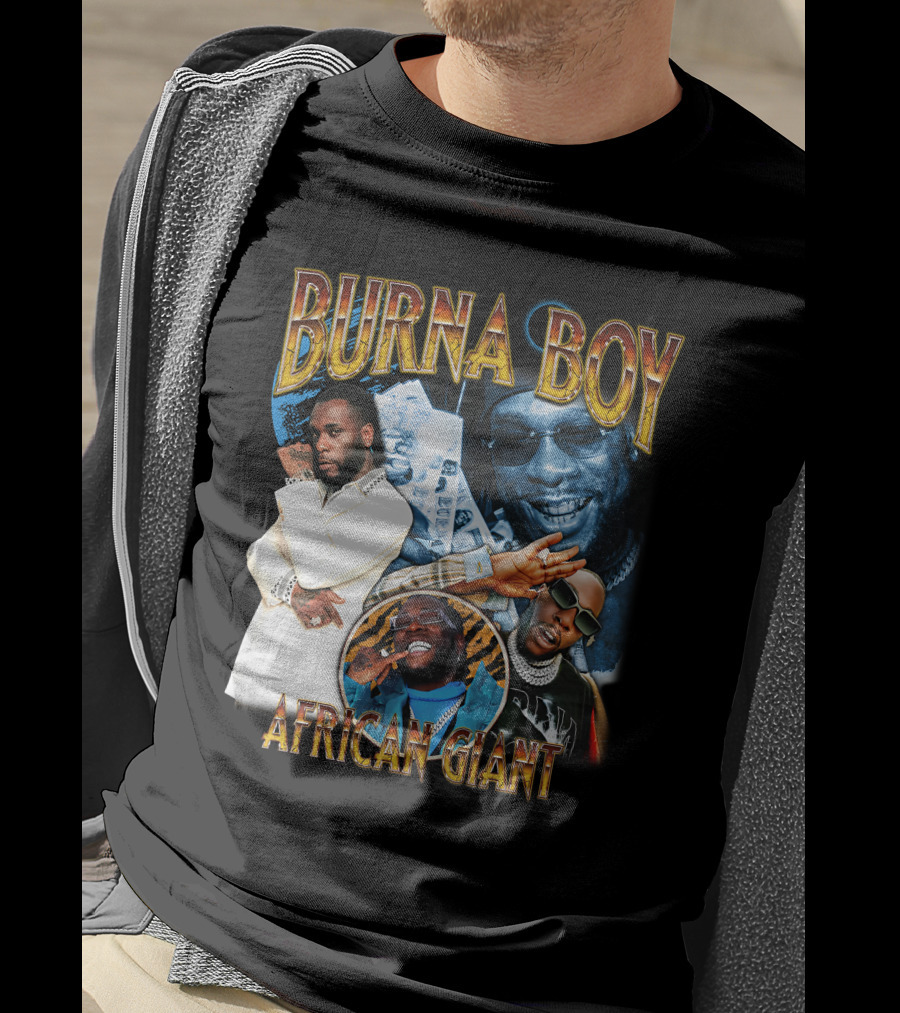 Burna Boy African Giant Sparkboyzco Merch T-Shirt